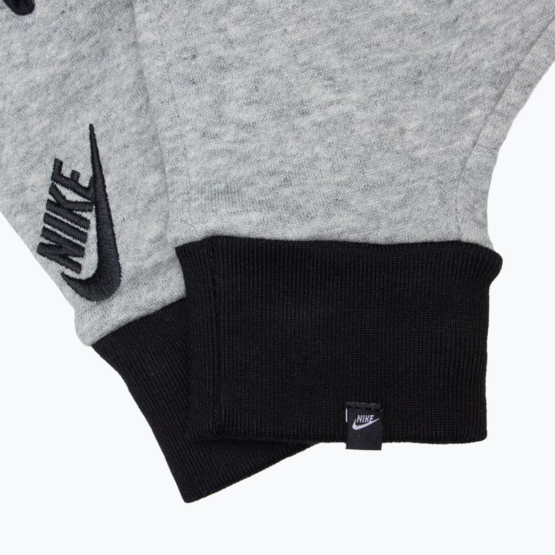 Mănuși de alergare pentru bărbați  Nike Club Fleece 2.0 grey heather/black/black 5