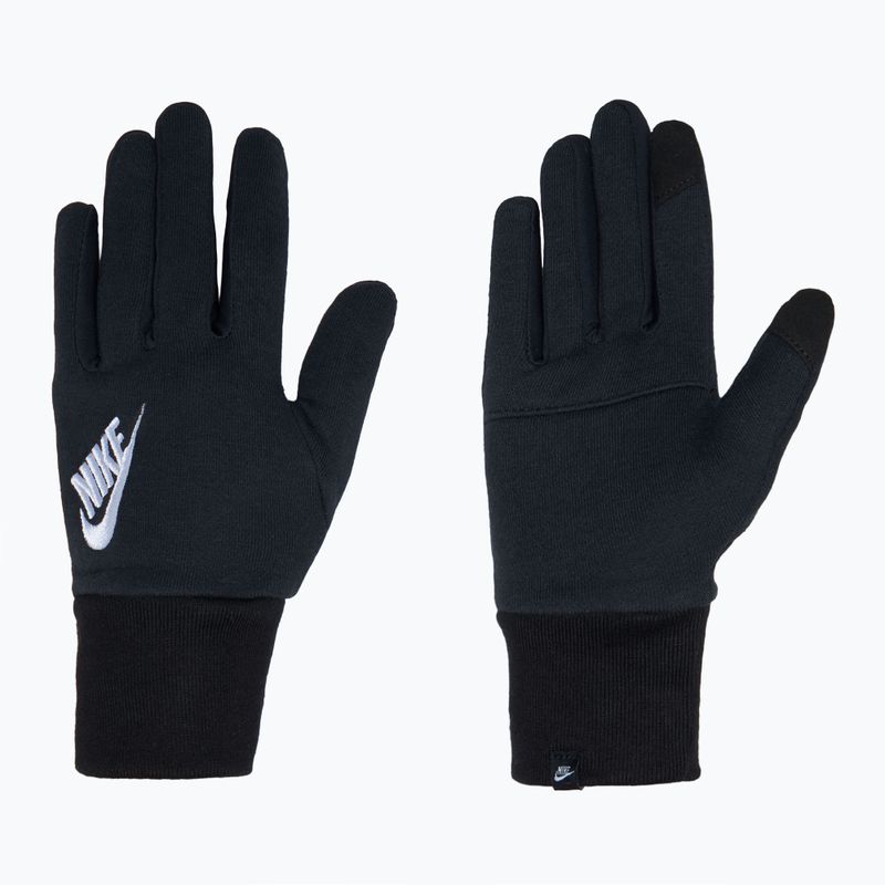 Mănuși de alergare pentru femei Nike Club Fleece black/white 2