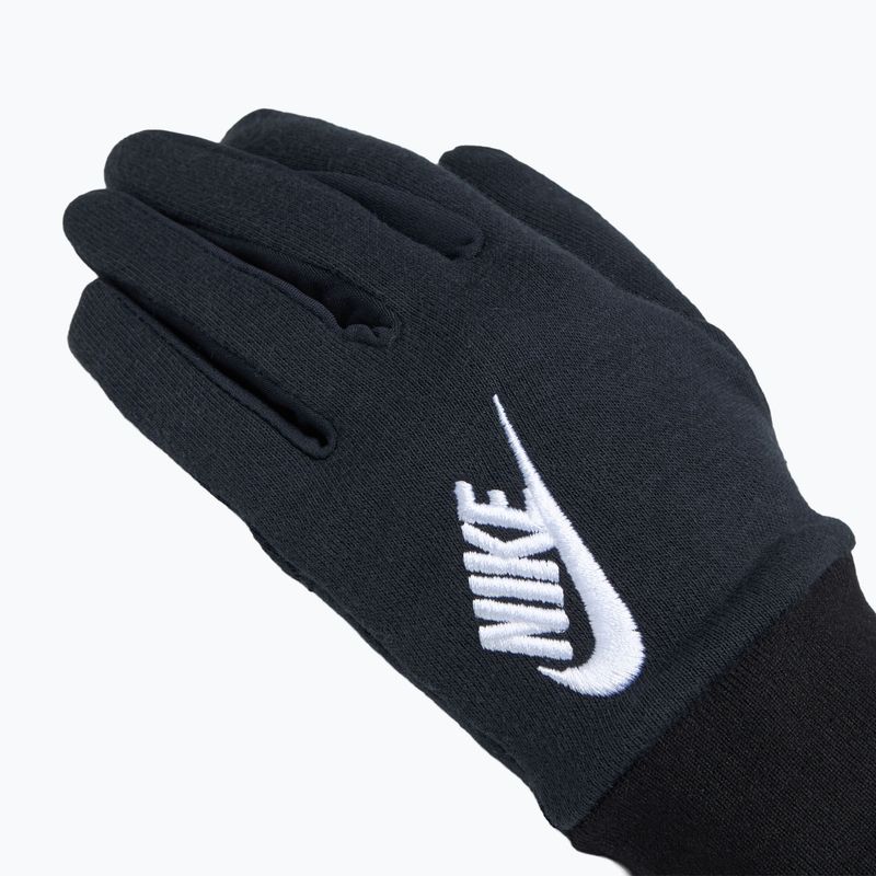 Mănuși de alergare pentru femei Nike Club Fleece black/white 4
