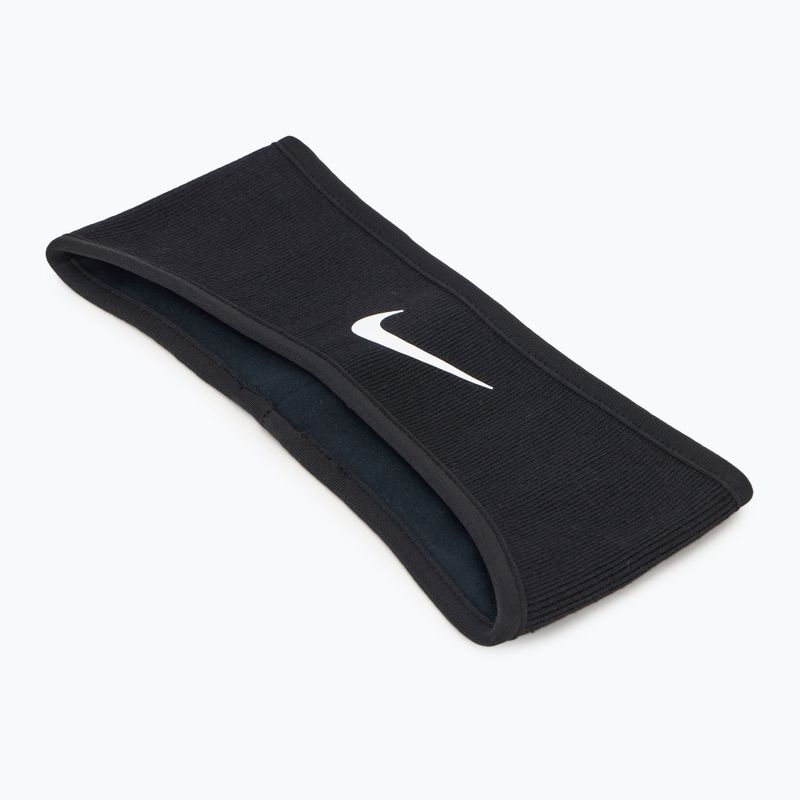 Bandă de cap Nike Knit negru/negru/alb