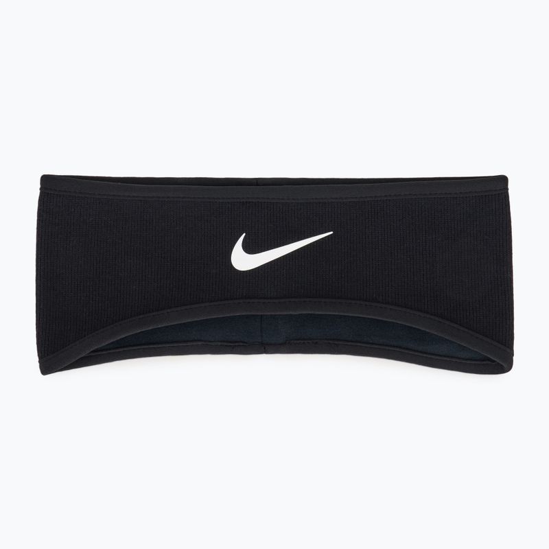 Bandă de cap Nike Knit negru/negru/alb 2