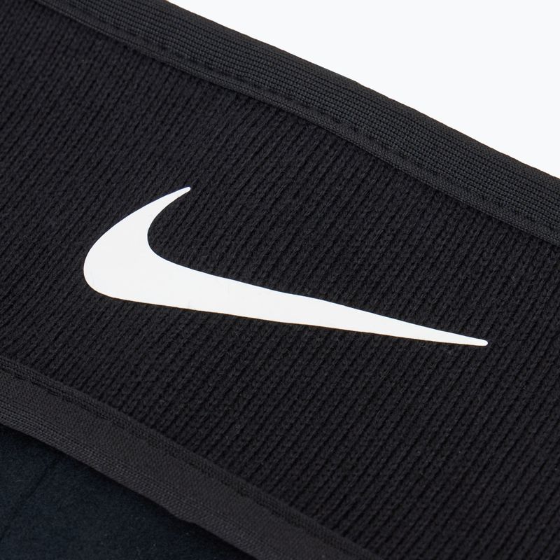 Bandă de cap Nike Knit negru/negru/alb 4