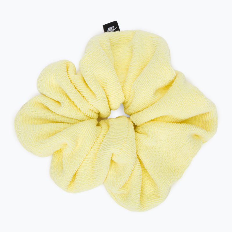 Cravată de păr Nike Gathered Hair Tie Large Terry galben N1008236