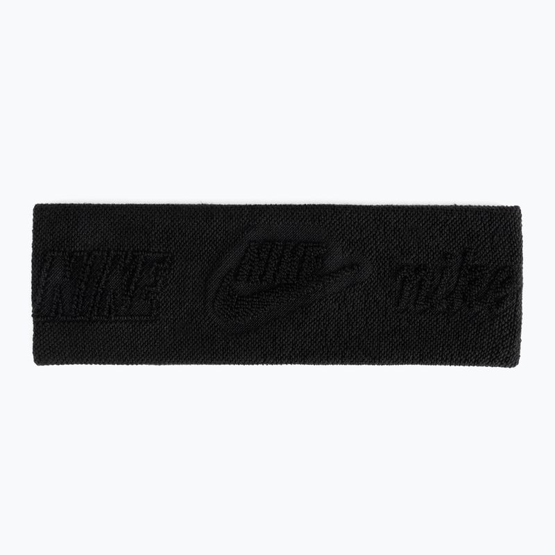 Bandă pentru cap Nike Sport Terry Hbr negru N1008661-013 2