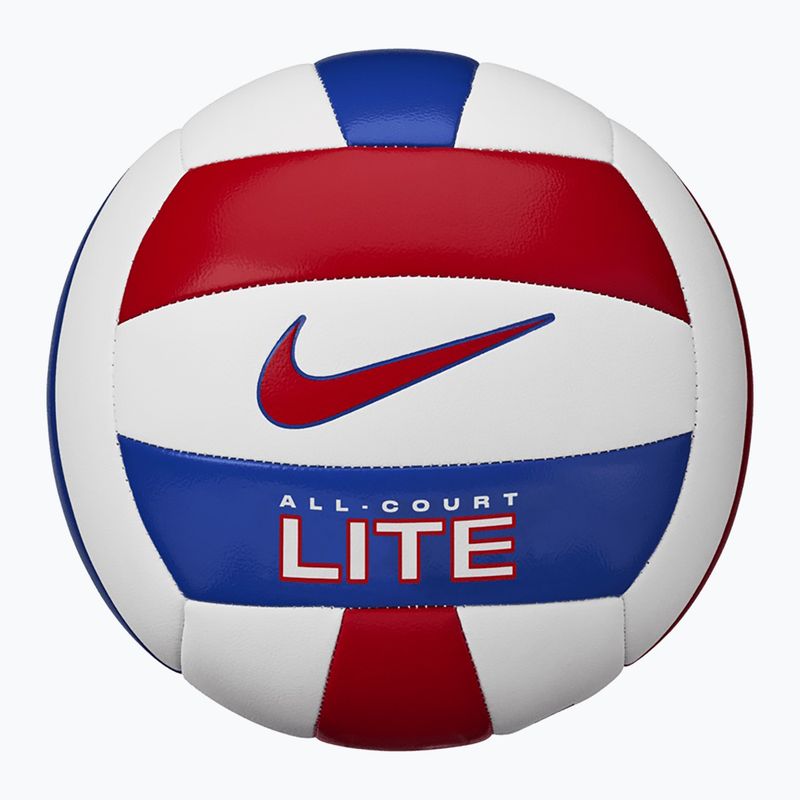 Minge de volei Nike All Court Lite Volleyball white/university red/game royal/university red mărimea 5 4