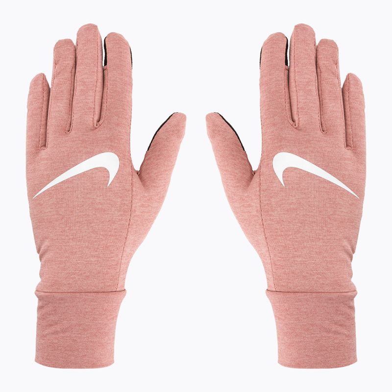 Mănuși de alergat pentru femei Nike Fleece RG red stardust/red stardust/silver