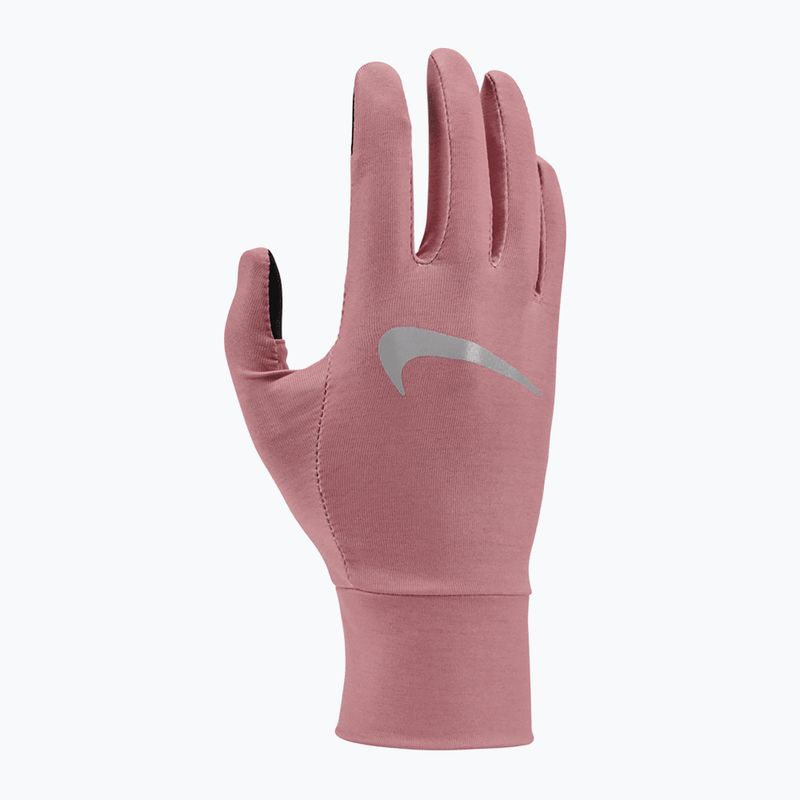 Mănuși de alergat pentru femei Nike Fleece RG red stardust/red stardust/silver