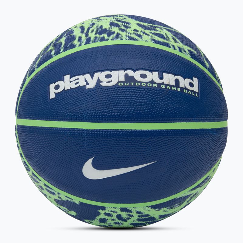Minge de baschet Nike Everyday Playground 8P Graphic Deflated deep royal blue/vapor green/white mărimea 4