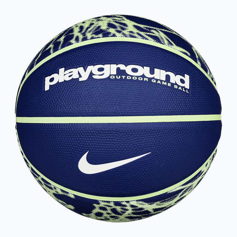 Minge de baschet Nike Everyday Playground 8P Graphic Deflated deep royal blue/vapor green/white mărimea 4 4