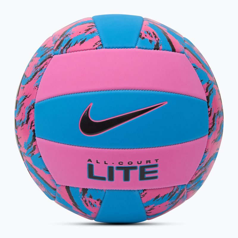 Minge de volei Nike All Court Lite Volleyball playful pink/lt photo blue/black mărimea 5