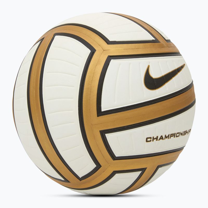 Minge de volei Nike Championship Volleyball metallic gold/white/metallic gold/black mărimea 5 2
