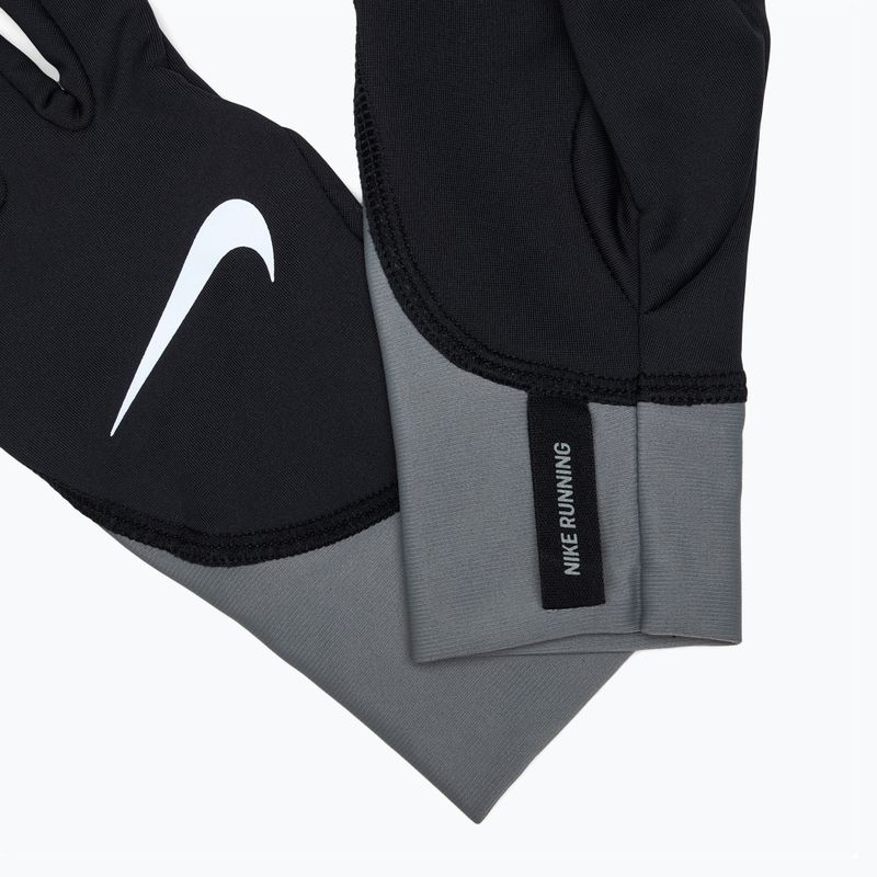 Mănuși de alergare pentru femei Nike Pacer Midweight RG black/smoke grey/silver 5
