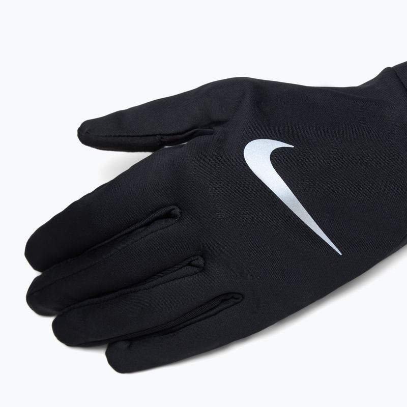 Mănuși de alergare pentru bărbați Nike Pacer Lightweight RG black/black/silver 4