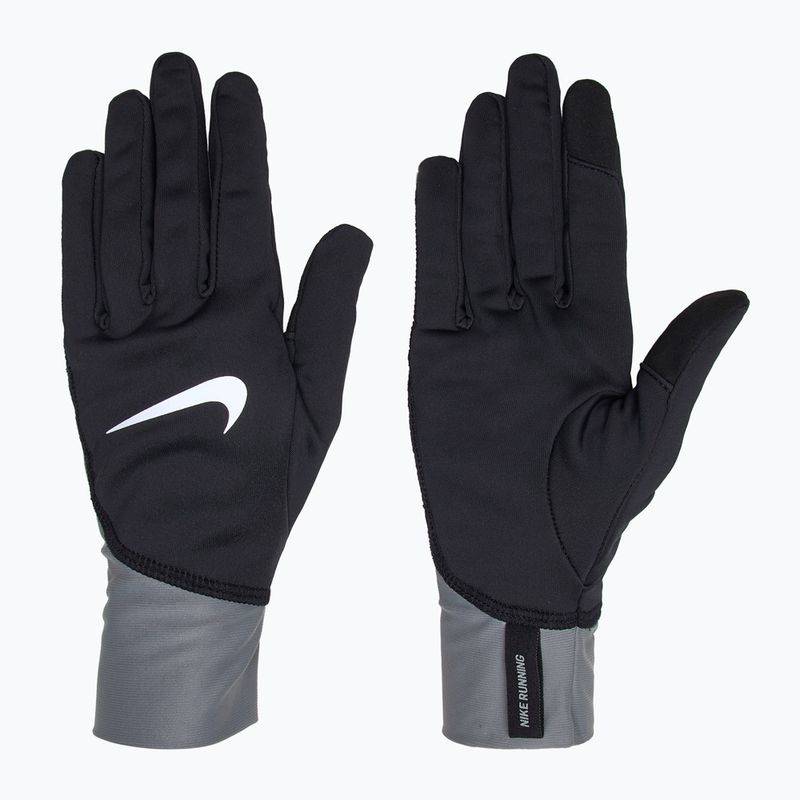 Mănuși de alergare pentru bărbați Nike Pacer Midweight RG black/smoke grey/silver