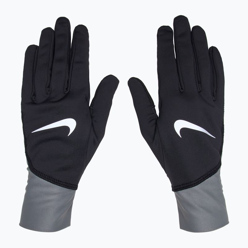 Mănuși de alergare pentru bărbați Nike Pacer Midweight RG black/smoke grey/silver 2