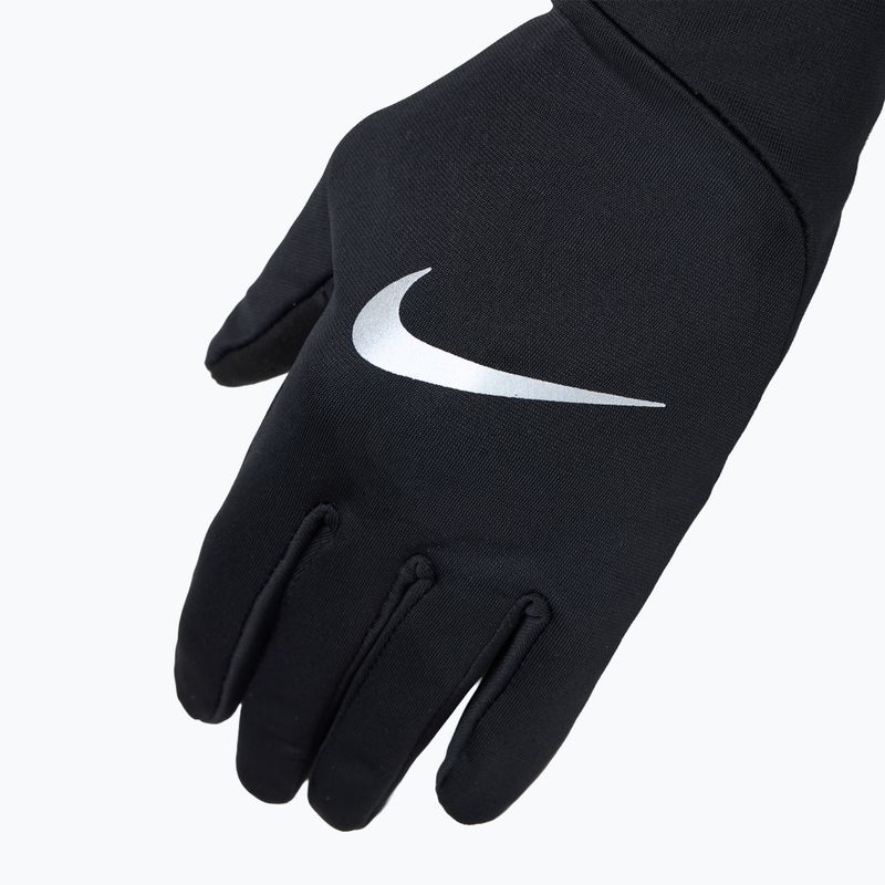 Mănuși de alergare pentru femei Nike Pacer Lightweight RG black/black/silver 4