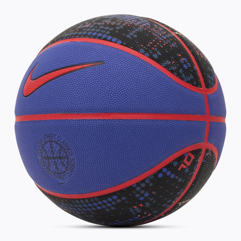 Minge de baschet Nike 8P PRM Energy Deflated astronomy blue/lt crimcson/black/lt crimson mărimea 7 2