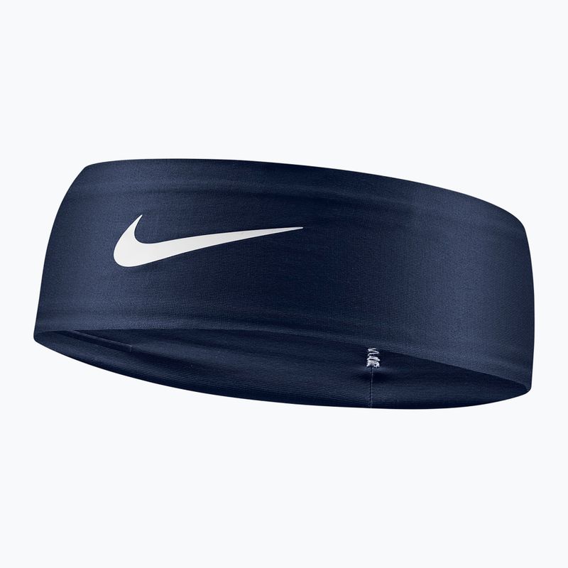 Bentiță Nike Dri-Fit Fury Classic Headband college navy/white/white