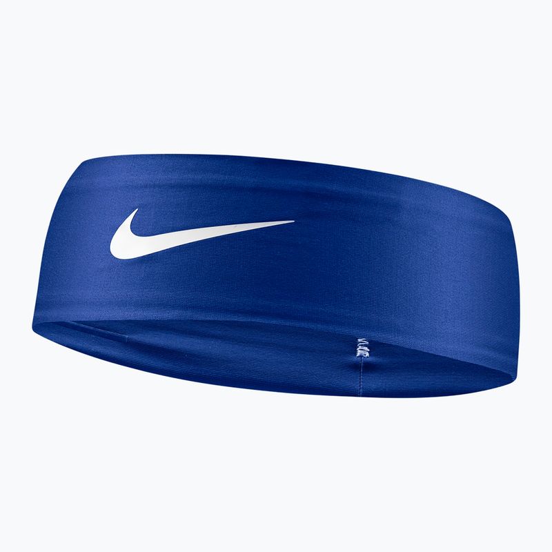 Bentiță Nike Dri-Fit Fury Classic Headband game royal/white/white