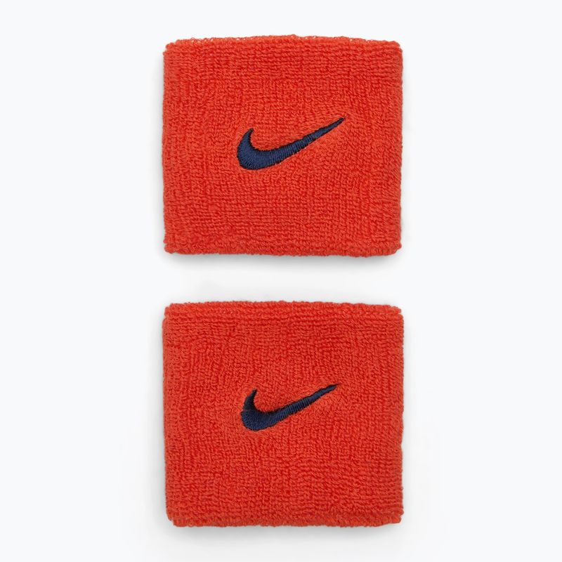 Bentiță Nike Swoosh Wristbands bright crimson/cave purple