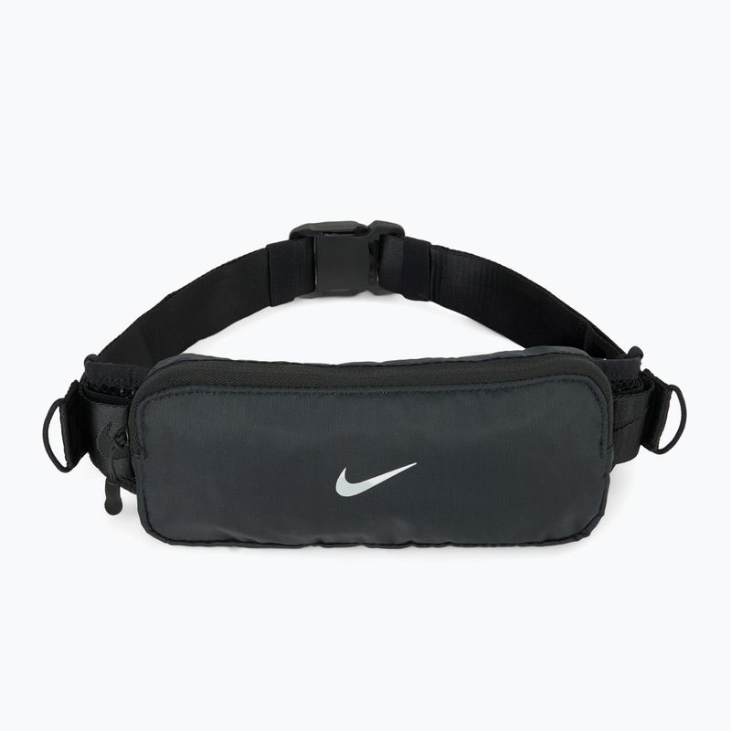 Centură de alergare Nike Tempo black/black/silver