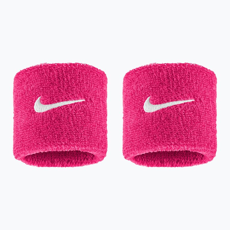 Benzi încheietură Nike Swoosh Classic Wristbands 2 buc. vivid pink/white