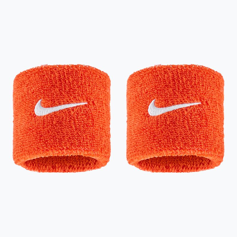 Benzi încheietură Nike Swoosh Classic Wristbands 2 buc. team orange/white