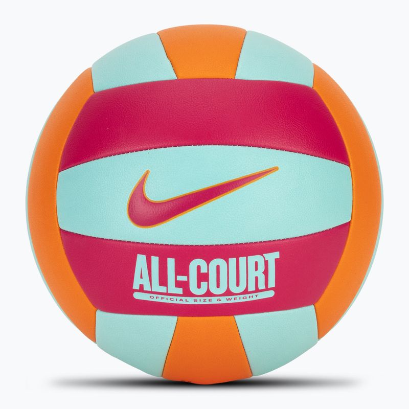 Minge de volei Nike All Court Volleyball bright ceramic/bleached turquoise/rush pink mărimea 5