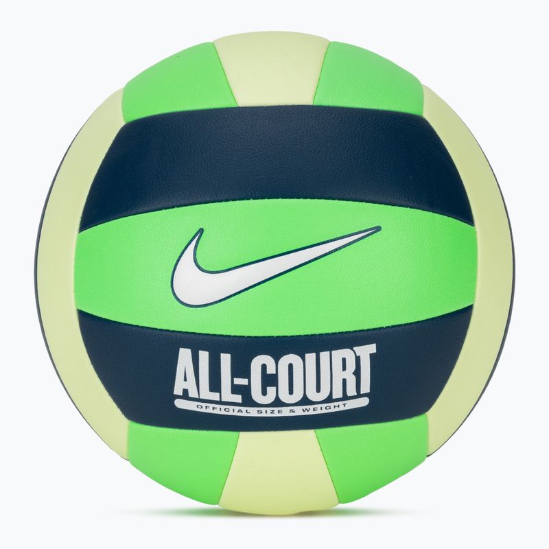 Minge de volei Nike All Court Volleyball green strike/blue force/white mărimea 5
