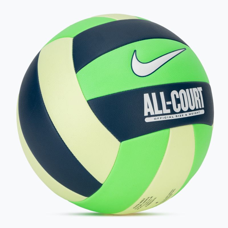 Minge de volei Nike All Court Volleyball green strike/blue force/white mărimea 5 2
