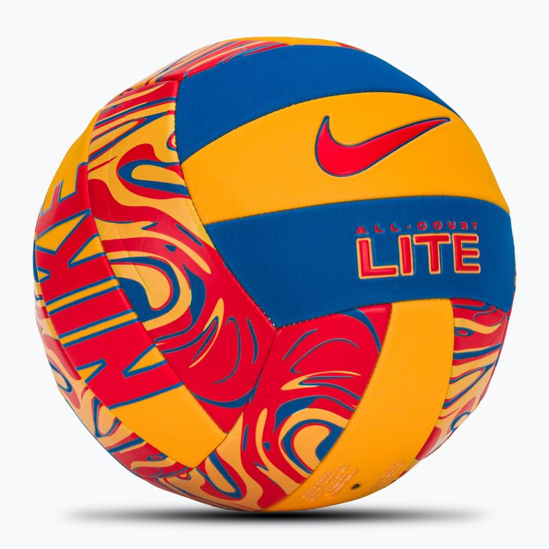 Minge de volei Nike All Court Lite laser orange/hyper royal/bright crimson mărimea 5 2