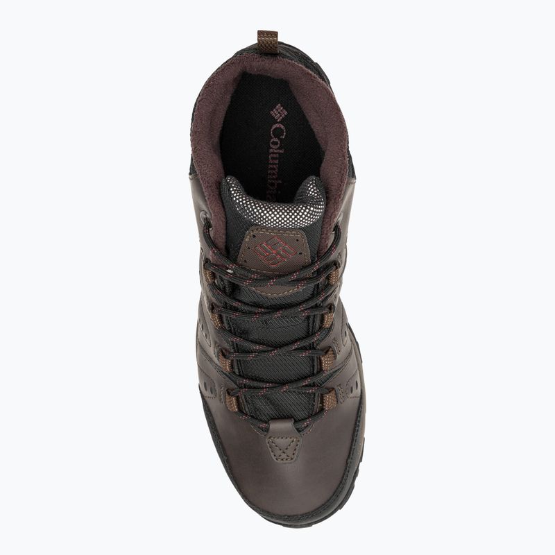 Columbia Woodburn II Chukka WP Omni-Heat cizme de trekking pentru bărbați cordovan/roșu grena 6