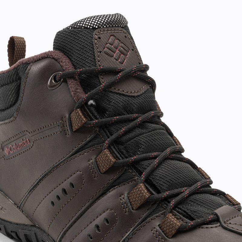 Columbia Woodburn II Chukka WP Omni-Heat cizme de trekking pentru bărbați cordovan/roșu grena 8