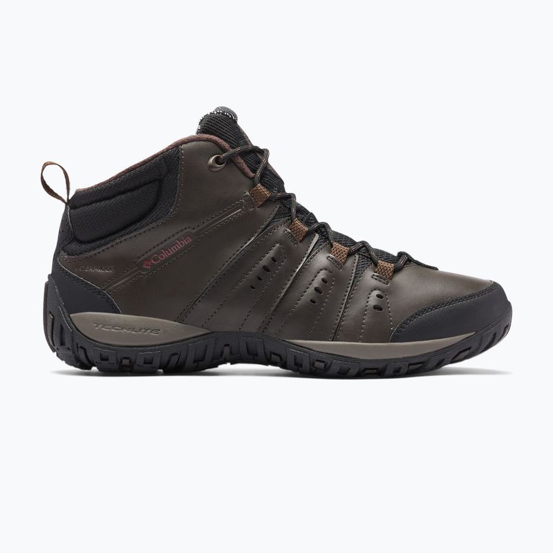 Columbia Woodburn II Chukka WP Omni-Heat cizme de trekking pentru bărbați cordovan/roșu grena 12