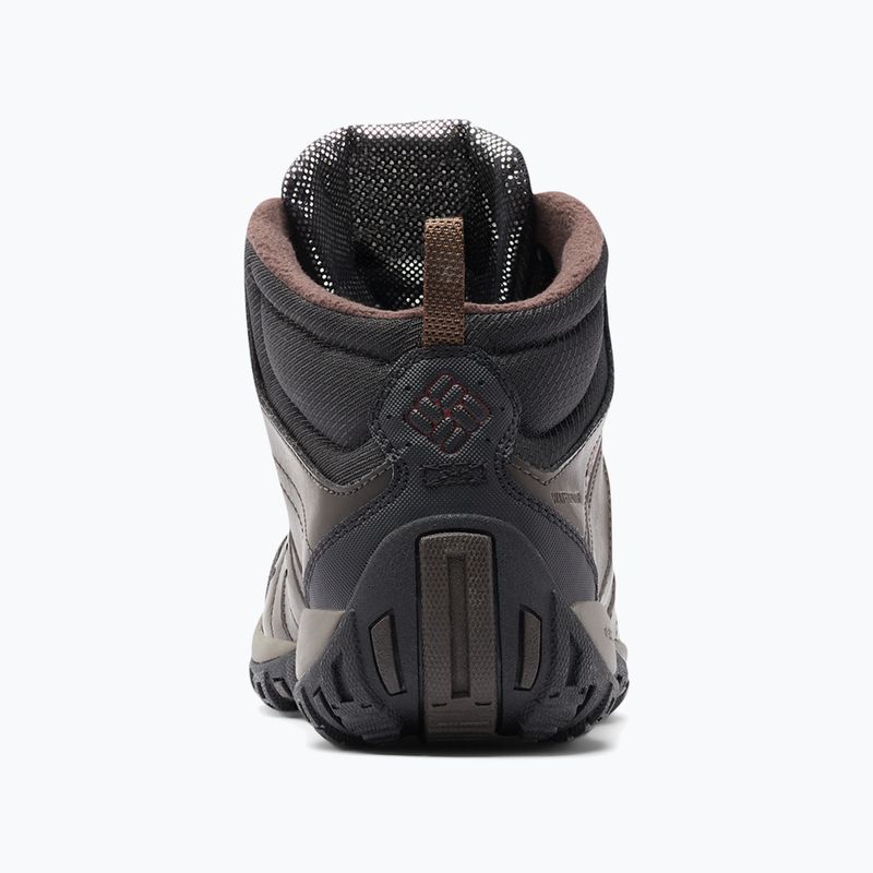 Columbia Woodburn II Chukka WP Omni-Heat cizme de trekking pentru bărbați cordovan/roșu grena 15