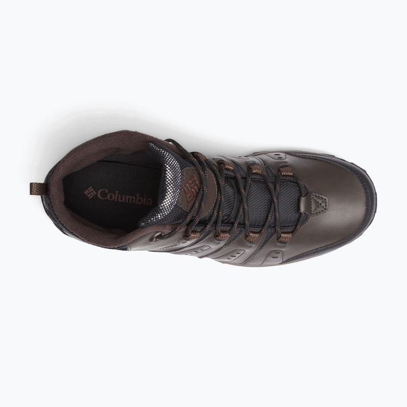 Columbia Woodburn II Chukka WP Omni-Heat cizme de trekking pentru bărbați cordovan/roșu grena 16