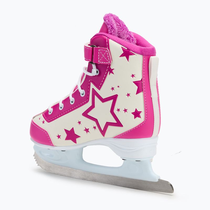 Patine pentru copii CCM Glitter Girl white/pink 2