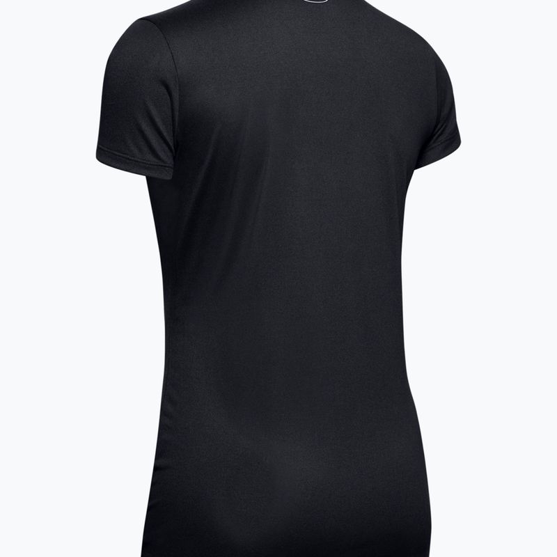 Tricou de antrenament pentru femei Under Armour Tech SSV - Solid roșu-argintiu 1255839 5