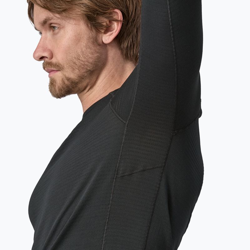 Bluză termică pentru bărbați Patagonia Cap Termal Weight Crew neagră 5
