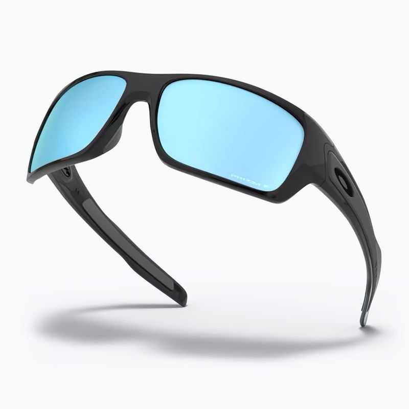 Ochelari de soare Oakley Turbine polished black/prizm deep water polar 4
