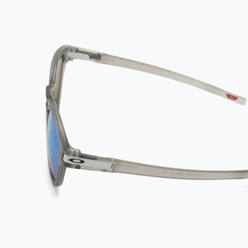 Ochelari de soare polarizați Oakley Latch Matte Grey Ink/prizm Sapphire 4