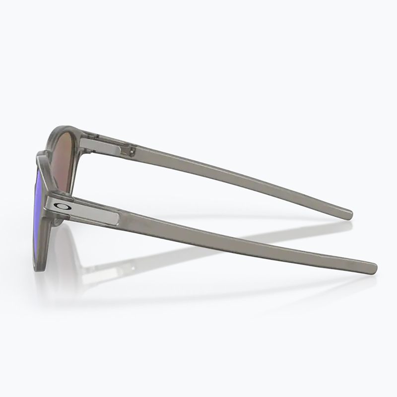 Ochelari de soare polarizați Oakley Latch Matte Grey Ink/prizm Sapphire 8