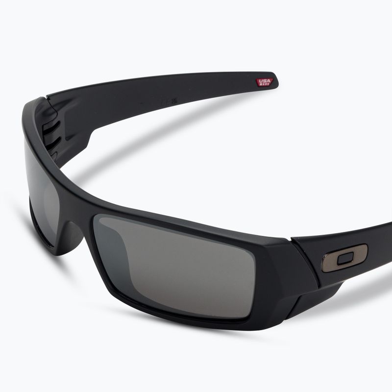 Ochelari de soare Oakley Gascan negru mat/ negru închis 5