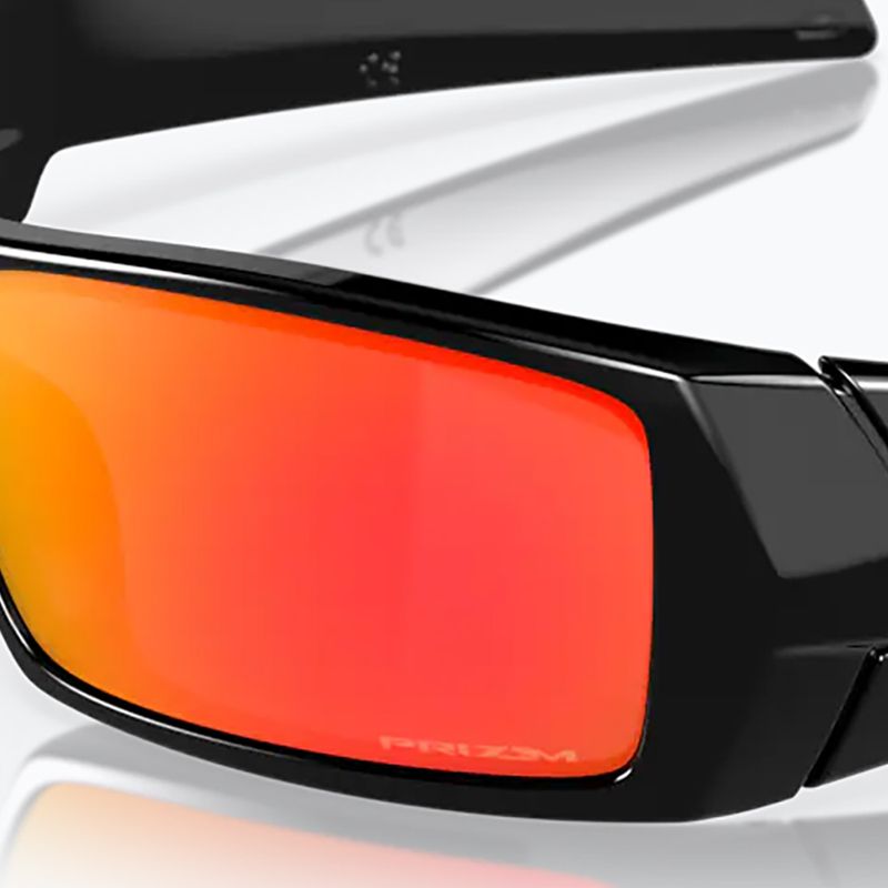 Ochelari de soare Oakley Gascan negru lustruit/prizm rubin 11