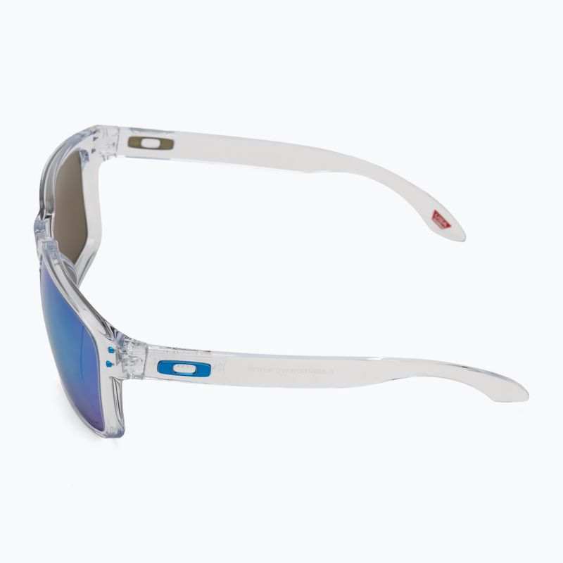Ochelari de soare Oakley Holbrook XL polished clear/prizm sapphr irid polar 4