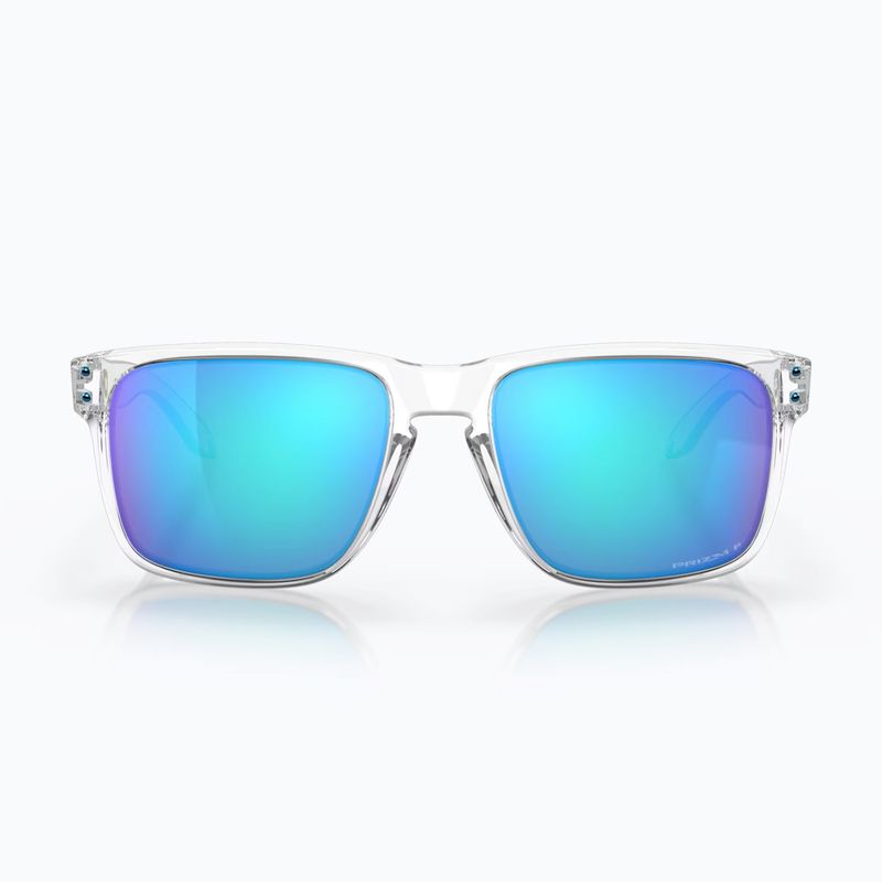 Ochelari de soare Oakley Holbrook XL polished clear/prizm sapphr irid polar 2