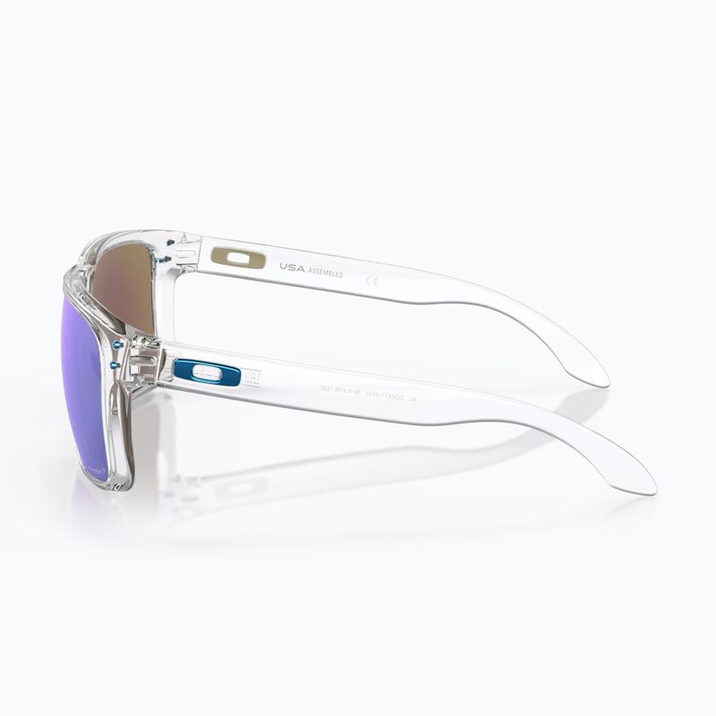 Ochelari de soare Oakley Holbrook XL polished clear/prizm sapphr irid polar 3