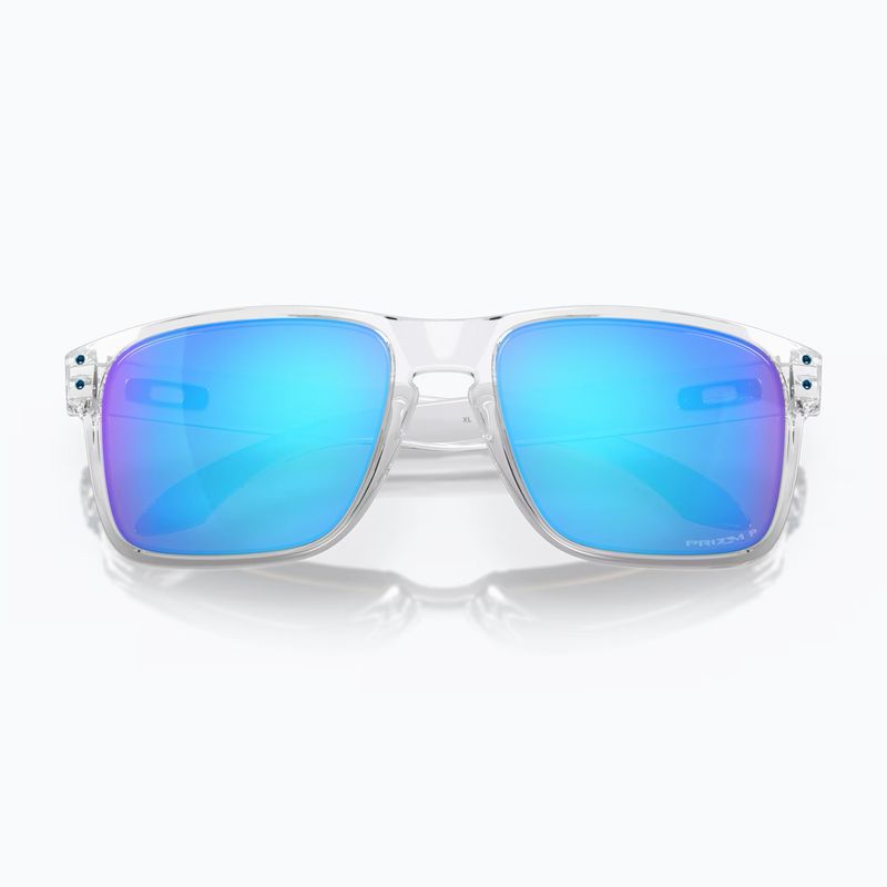 Ochelari de soare Oakley Holbrook XL polished clear/prizm sapphr irid polar 5