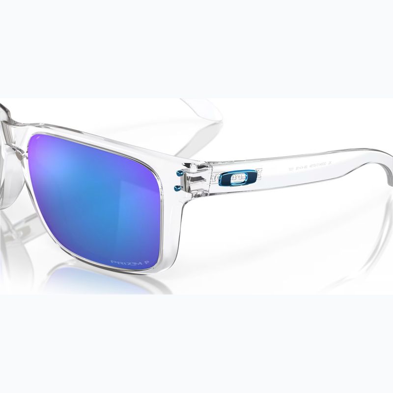 Ochelari de soare Oakley Holbrook XL polished clear/prizm sapphr irid polar 6