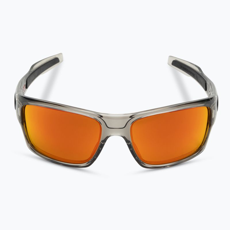Ochelari de soare polarizați Oakley Turbine gri cerneală/prizm rubin polarizat 3